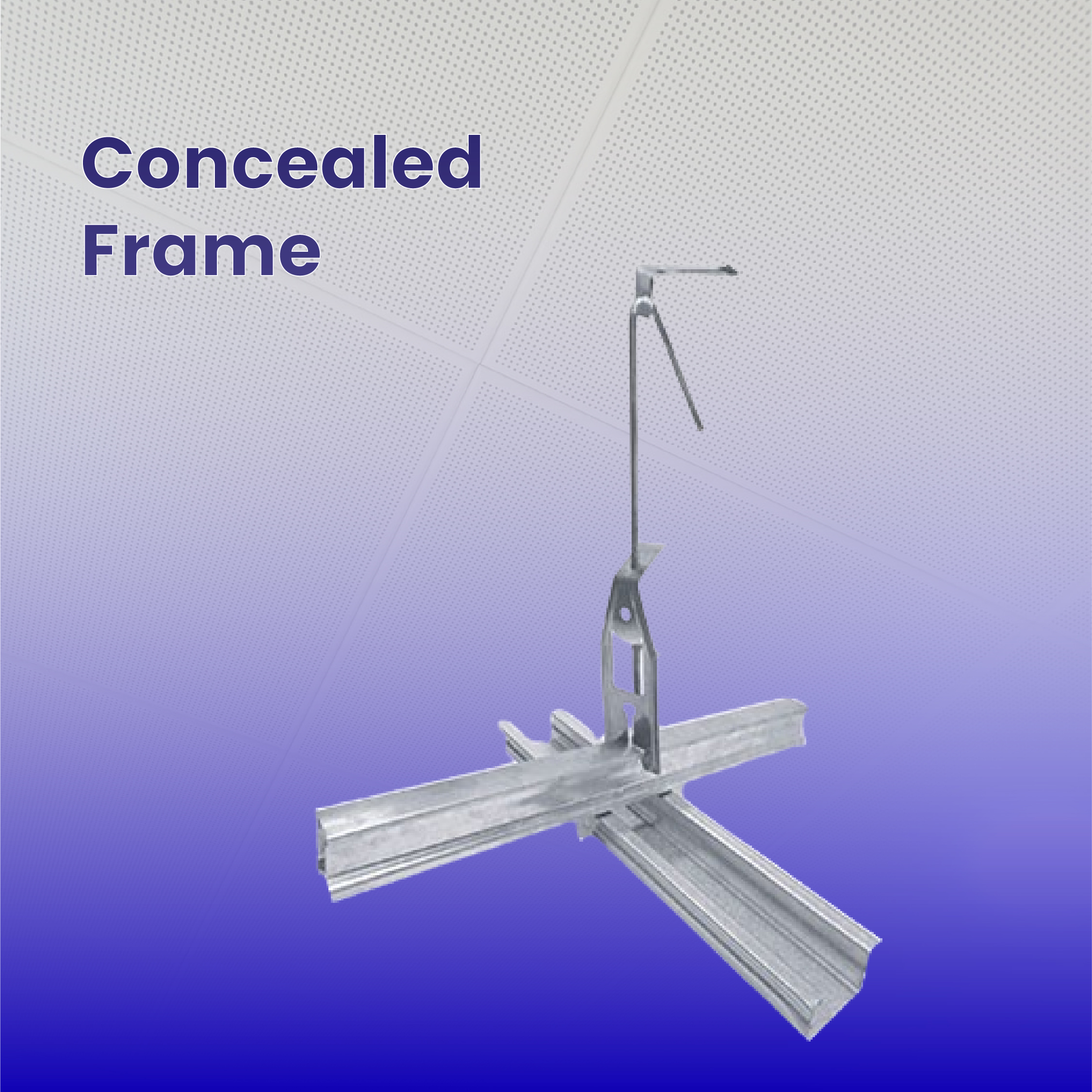 Rangka Plafon Concealed